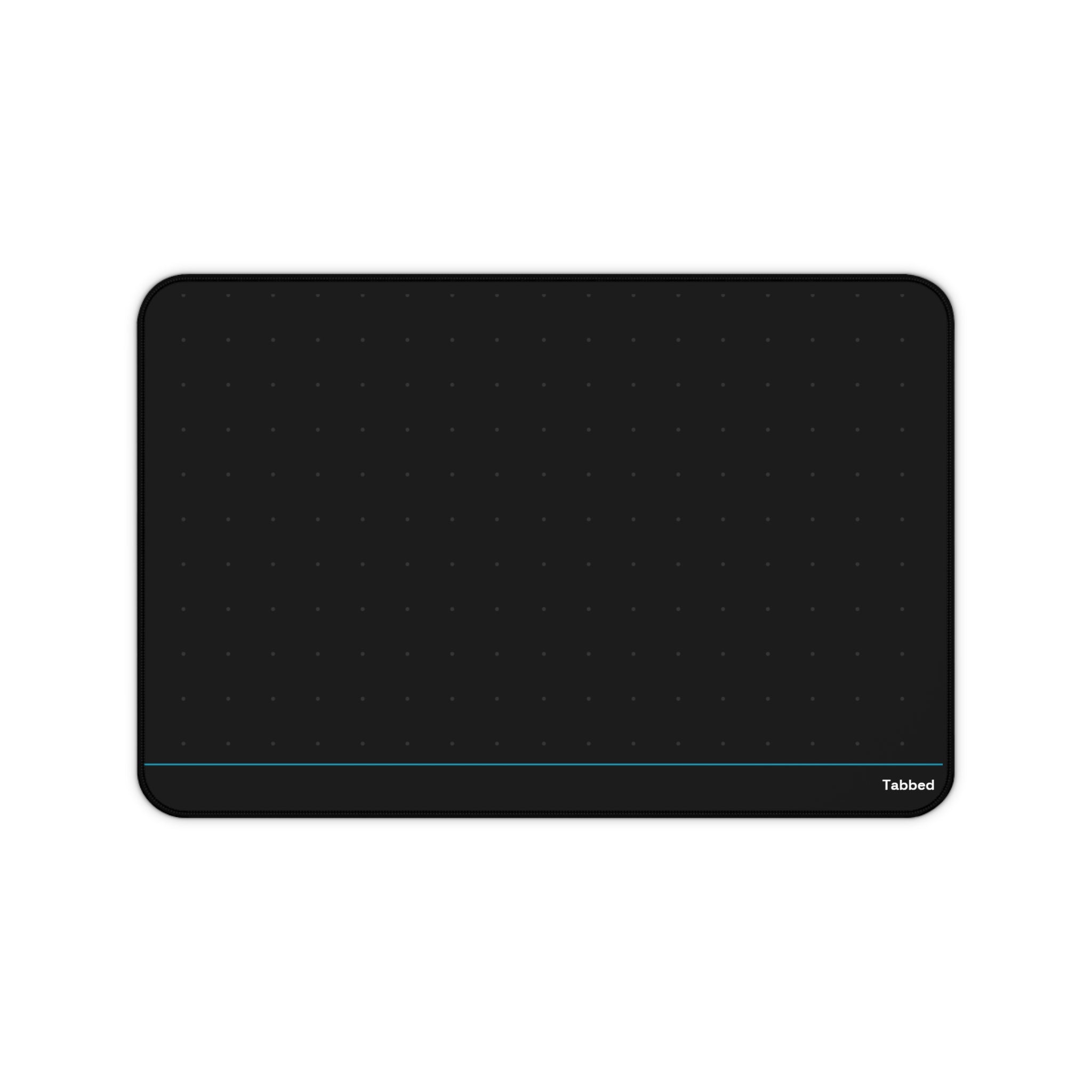 Tabbed Desk Mat — Dark Mode